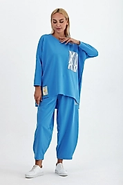 XOX Mavi Kot Detaylı Takım