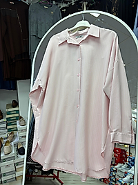Çizgili gömlek -Pembe