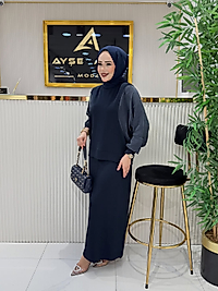 YARASA KOL CUPRA TAKIM- AYŞE AKAY-LACİVERT