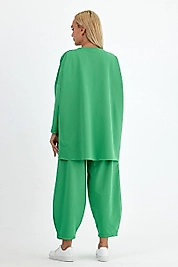 XOX Yeşil Kot Detaylı Takım